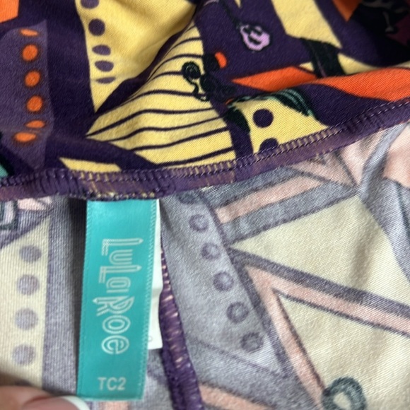 Spooky Geometric Halloween Leggings - TC2 - Picture 5 of 5